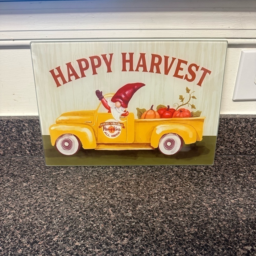 Fall Happy Harvest Cutting Board